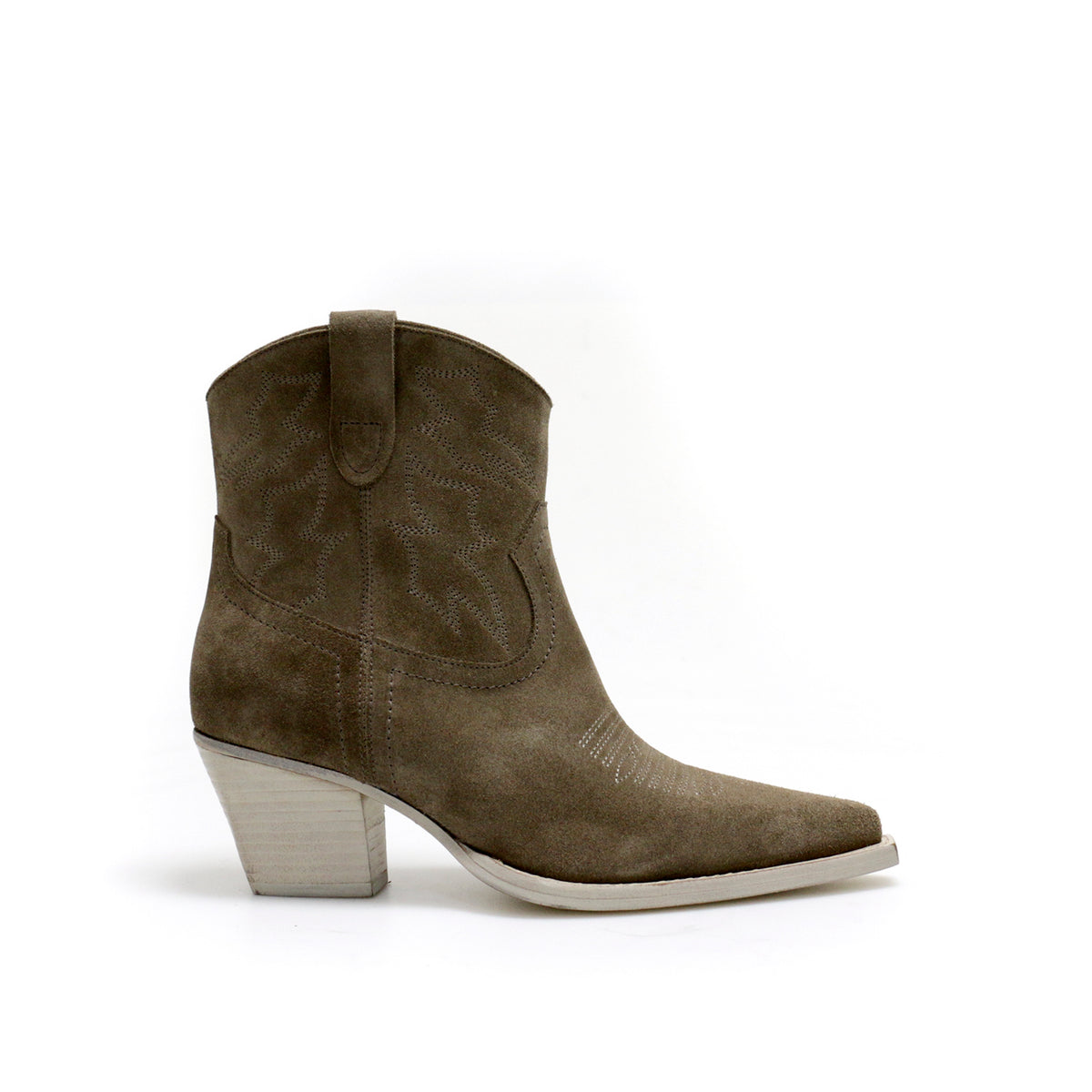 Botín Caren Suede Darke Taupe