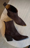 Nella Suede Brown (Antique Gold)