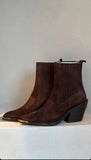 Nella Suede Brown (Antique Gold)