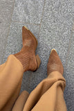Nella Suede Sigaro (Antique Gold)