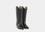 New Western Black Leather