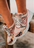 Sneaker pyton pink